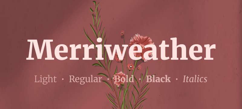 Merriweather-1 Letter Luxury: The 18 Best Fonts for Letters