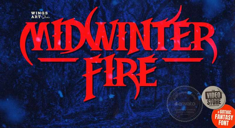Midwinter-Fire-1 Must-Try Fantasy Fonts for a Touch of Enchantment in Your Projects
