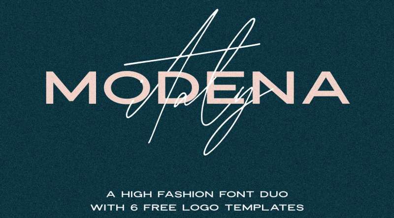 Modena-Font-1 Fashion Fonts That Influence Design and Branding