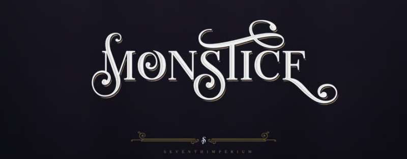 Monstice-1 A Look at the Most Popular Textured Fonts