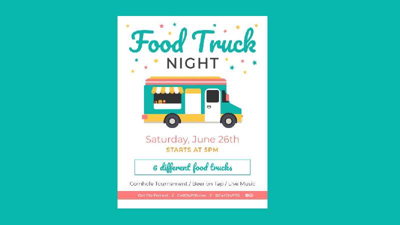 New-Project Food Truck Flyers That Will Make Your Mouth Water