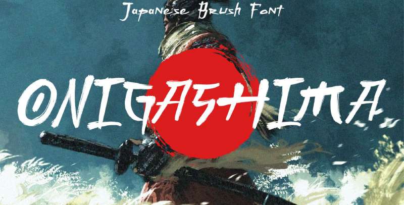 Onigashima-1 The Best Samurai Fonts for Your Japanese-Inspired Designs