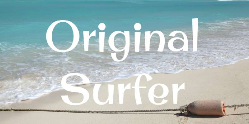 Original-Surfer Stunning Summer Fonts to Add a Splash of Fun to Your Designs