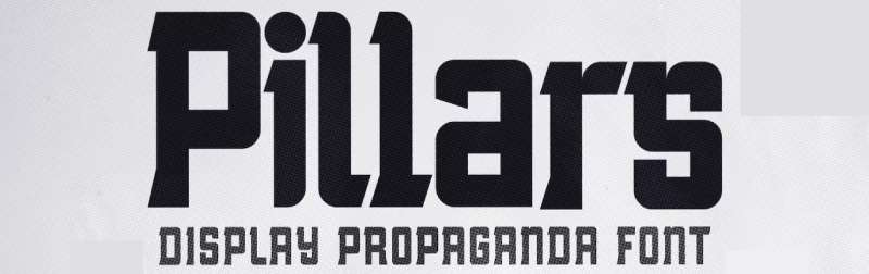 Pillars-Soviet-Propaganda-Font-1 The Top Propaganda Fonts for Your Nostalgic Design Needs