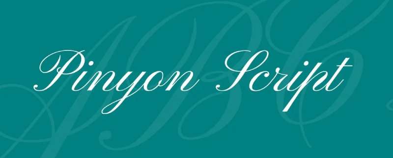Pinyon-Script-1 Romantic Fonts That Will Make Your Heart Flutter