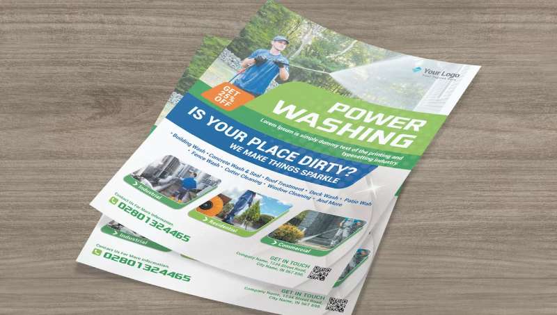 Power-Washing-Flyer-Template-1 Pressure Washing Flyers That Will Make Your Business Sparkle