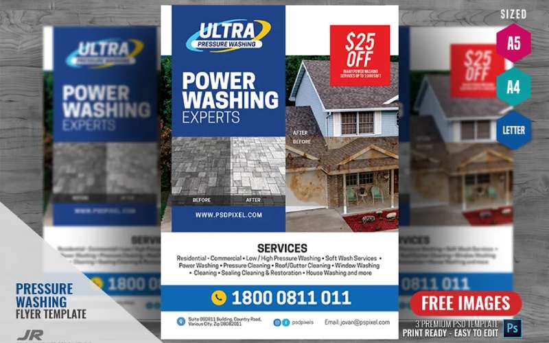 Pressure-Cleaning-and-Washing-Flyer-1 Pressure Washing Flyers That Will Make Your Business Sparkle