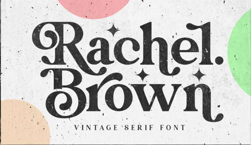 Rachel-Brown-Font Most Popular Bohemian Fonts Used by Designers