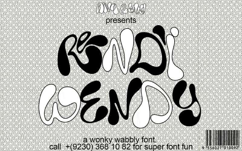 Rendi-Wendy-–-A-Chunky-Typeface-1 Trippy Fonts That Will Make Your Designs Stand Out