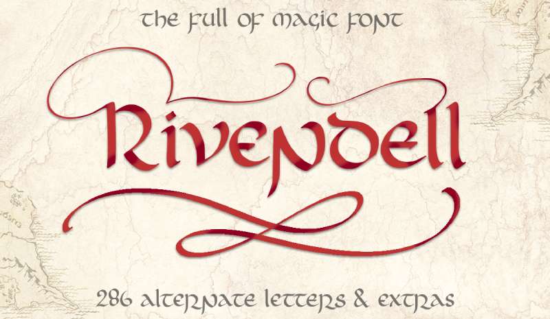 Rivendell-1 Must-Try Fantasy Fonts for a Touch of Enchantment in Your Projects
