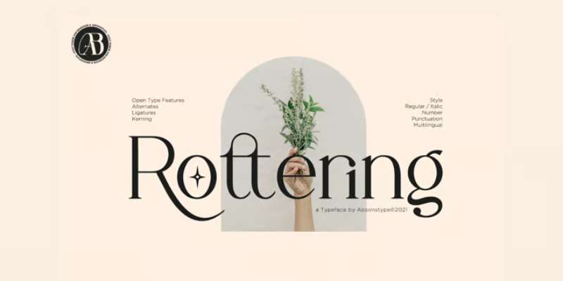 Rottering-Font-1 Romantic Fonts That Will Make Your Heart Flutter
