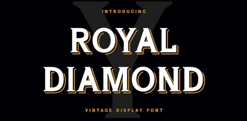 Royal-Diamond-Display-Serif-Font-1 Royal Fonts For a Touch of Elegance to Your Branding