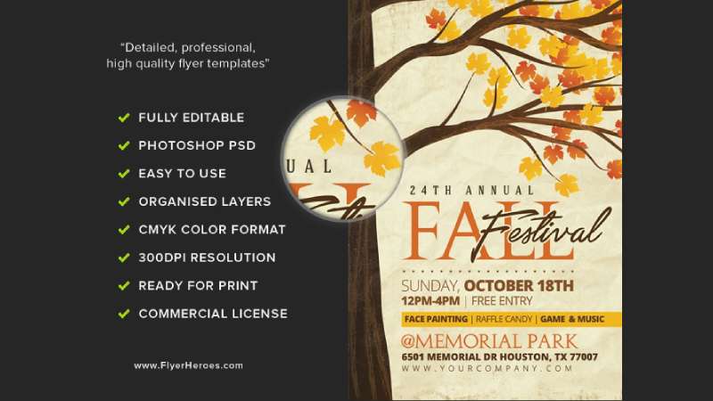 Rustic-fall-flyer Effective Autumn Flyers That Will Get You Noticed