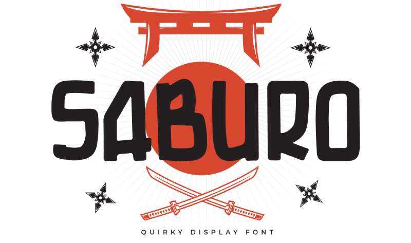 Saburo-Font-1 The Best Samurai Fonts for Your Japanese-Inspired Designs