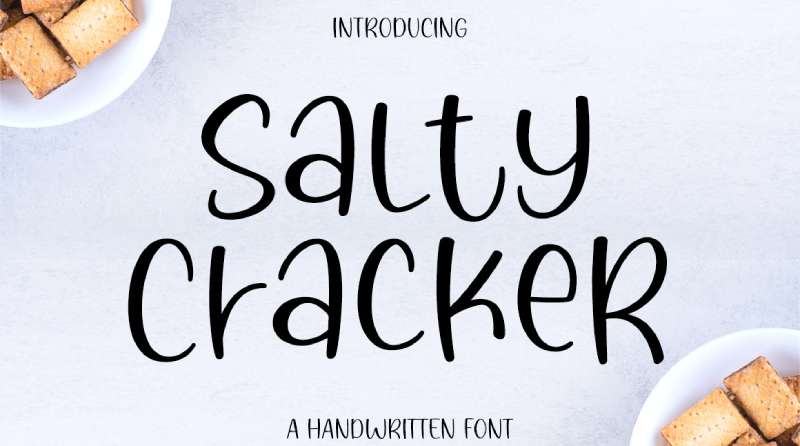 Salty-Cracker-1 The Most Popular Cracked Fonts Used by Designers