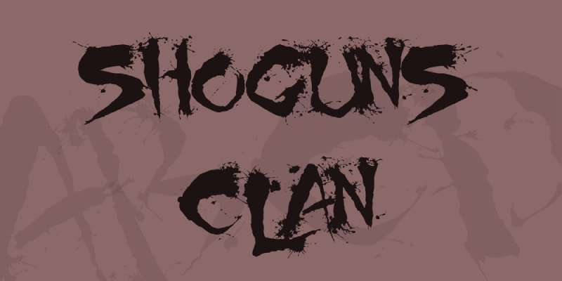 Shoguns-Clan-Font The Best Mafia Fonts for Your Gangster Themed Designs