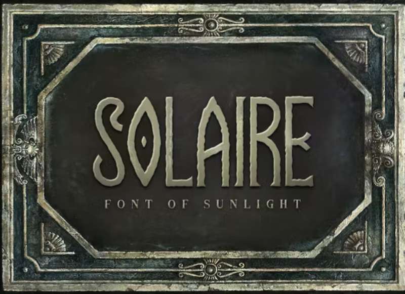 Solaire-Rough-1 Must-Try Fantasy Fonts for a Touch of Enchantment in Your Projects