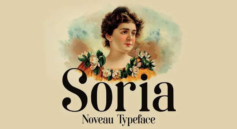Soria-Font-by-Dani-1 Must-Try Art Nouveau fonts for Your Design Projects