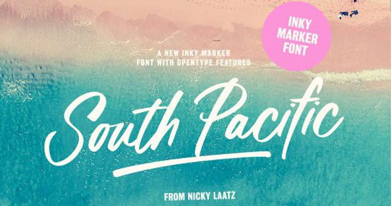 South-Pacific-Marker-Font-1 Discover the Perfect Beach Fonts for Your Project