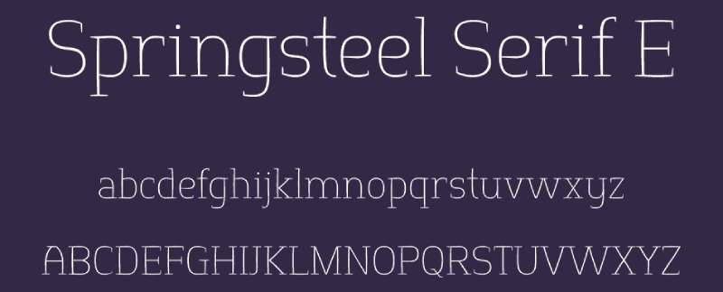 Spring-Steel-Serif-Font-1 Fresh and Bright Spring Fonts for Your Design Projects