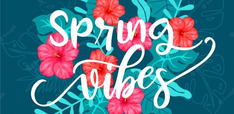 Spring-Vibes-Floral-Font-1 Fresh and Bright Spring Fonts for Your Design Projects