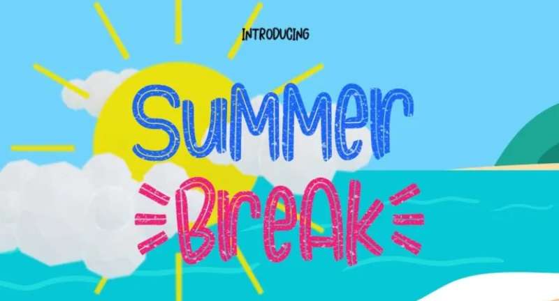 Summer-Break-Font-1-1 Discover the Perfect Beach Fonts for Your Project
