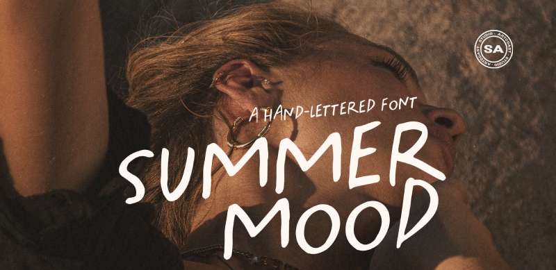 Summer-Mood-Handwritten-Font-1 Tropical Fonts for Your Next Design Project