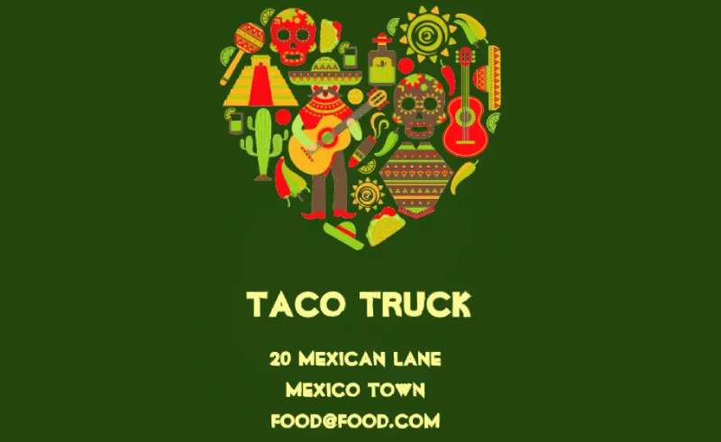 Taco-truck-Mexican-food-restaurant-Flyer-1 Taco Tuesday Flyers That Will Make Your Mouth Water