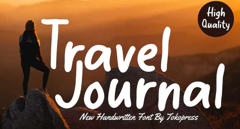Travel-Journal-–-Handwriting-Travel-Font-1 The Best Travel Fonts for Your Design Projects