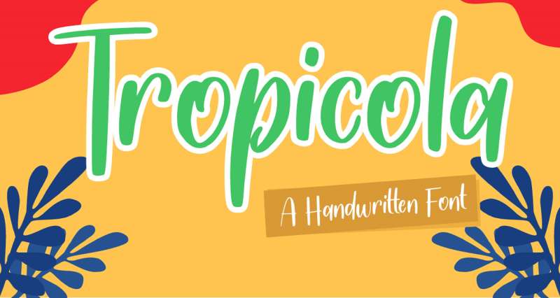 Tropicola-Font-1 Tropical Fonts for Your Next Design Project