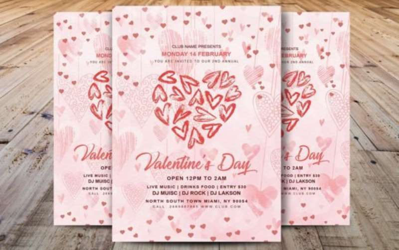 Valentines-Day-Flyer-Graphics-55877863-1-1-580x386-1 Valentine's Day Flyers That Sell: 21 Great Examples