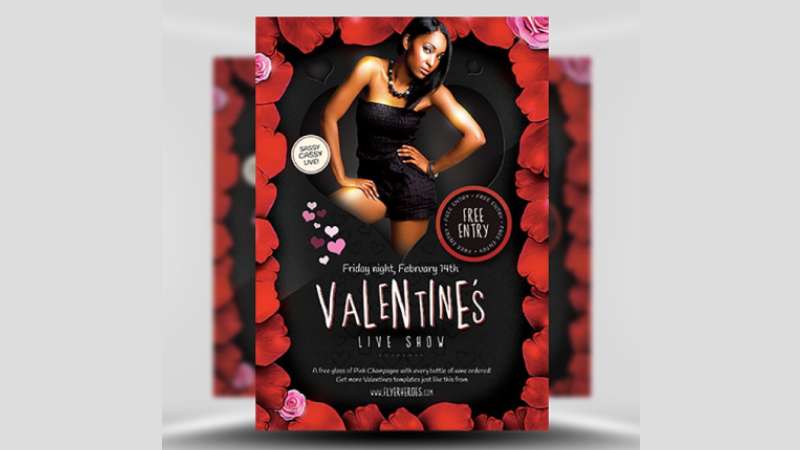 Valentines-live-show Valentine's Day Flyers That Sell: 21 Great Examples