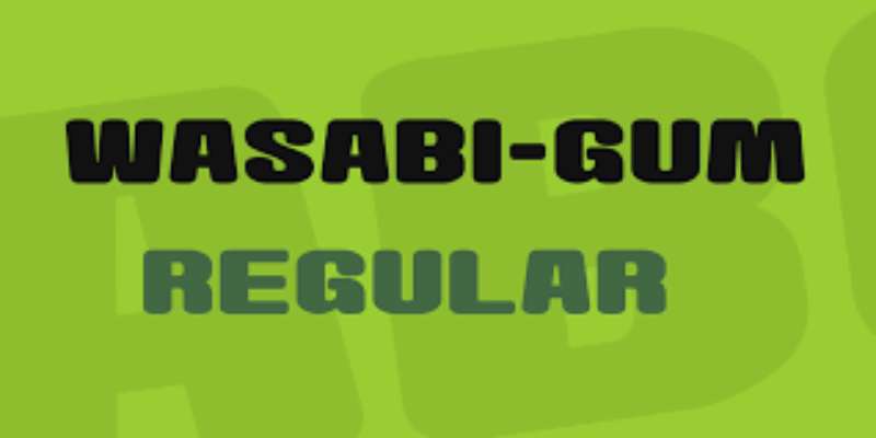 Wasabi-gum Download The Club Penguin Font And Use It In Your Designs