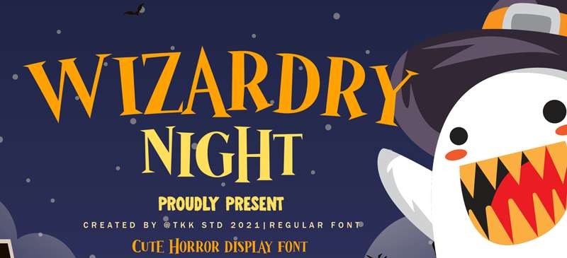 Wizardry-Night-Font The Best Movie Theater Fonts for Your Creative Projects