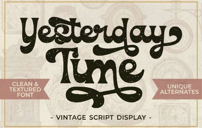 Yesterday-Time-Fonts-33273729-1-1 A Look at the Most Popular Textured Fonts