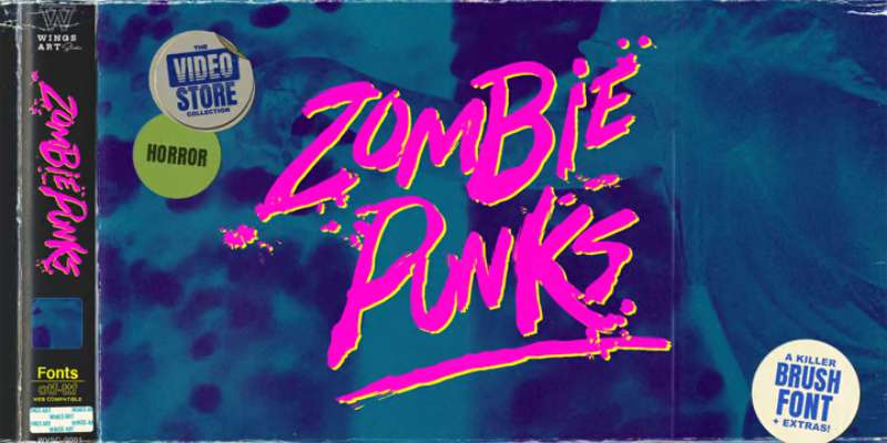 Zombie-Punk-Font-1 The Best Movie Theater Fonts for Your Creative Projects