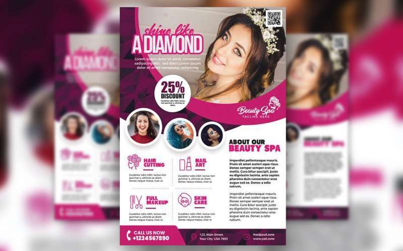 abstract-beauty-hair-salon-flyer-template-1 Creative Hairstylist Flyers That Will Leave a Lasting Impression