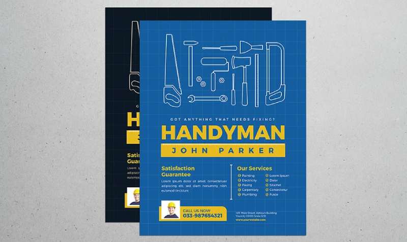ai-style-1 Examples of Effective Handyman Flyers
