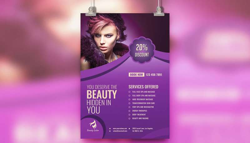 beauty-salon-flyer-1 Creative Hairstylist Flyers That Will Leave a Lasting Impression