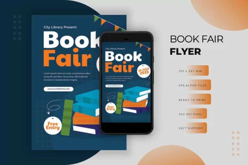 book-fair-1 Book Launch Flyers That Will Ignite Your Reading Passion
