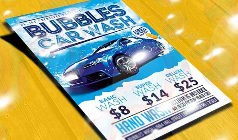 bubble-car-wash-flyer-1 Car Detailing Flyers That Will Make Your Business Stand Out