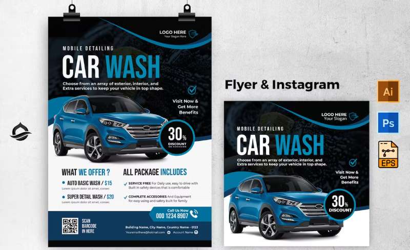 car-wash-1 Car Detailing Flyers That Will Make Your Business Stand Out