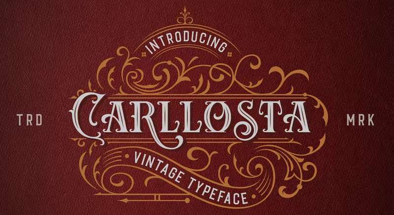 carllosta-1 Great looking Victorian fonts that you can use in your designs