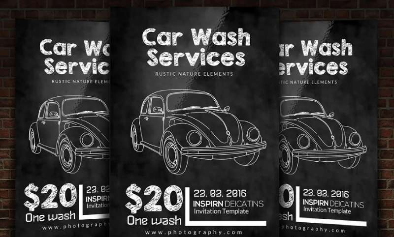 chalkboard-1 Car Detailing Flyers That Will Make Your Business Stand Out