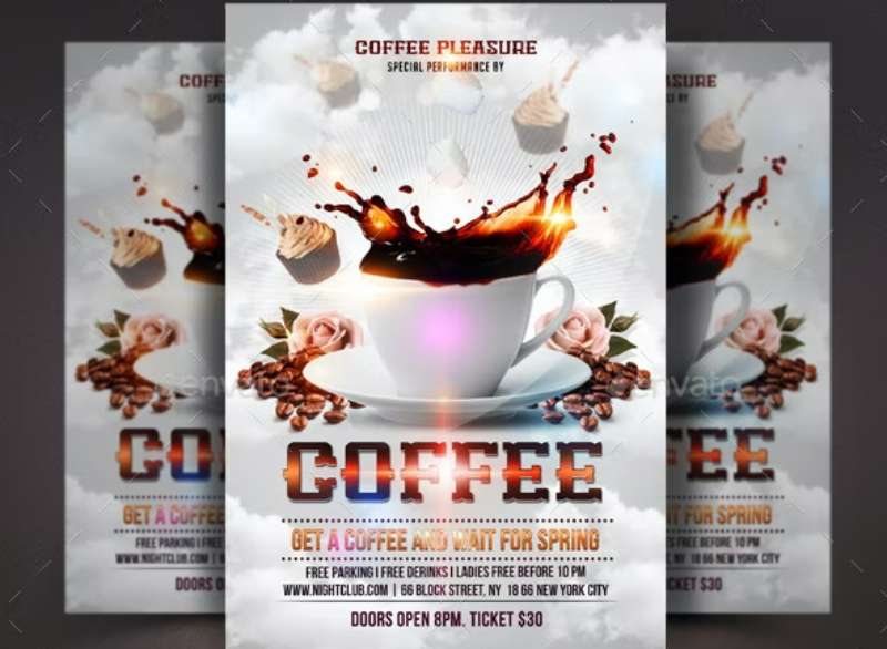 coffee-pleasure-1 Coffee Flyers to Make Your Business Stand Out