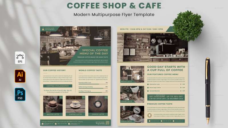 coffee-shop-1 Coffee Flyers to Make Your Business Stand Out