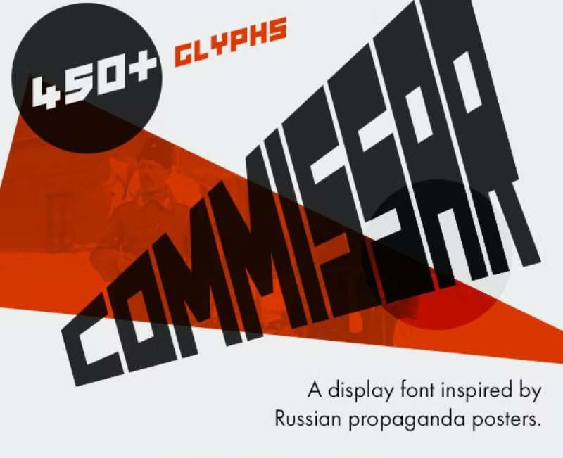 commissar-preview-1 The Top Propaganda Fonts for Your Nostalgic Design Needs