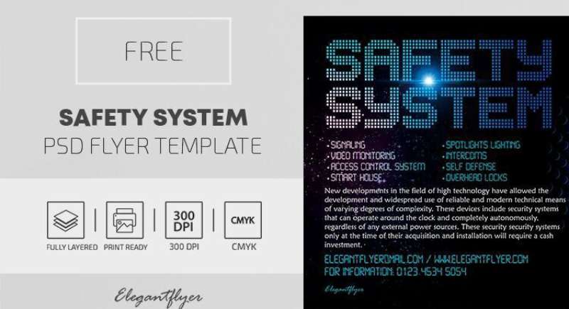 dark-futuristic-horizontal-safety-system-flyer-template-1 16 Horizontal Flyers That Will Break the Mold