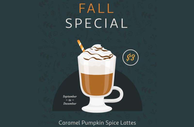 fall Coffee Flyers to Make Your Business Stand Out