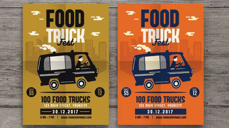 food-truck-fest-1 Food Truck Flyers That Will Make Your Mouth Water